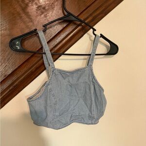 American Eagle Outfitters Light Blue Tank Top